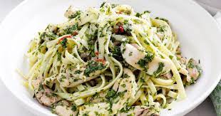 Rocket Salsa Verde Linguine With Chicken