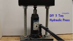 homemade five ton hydraulic press