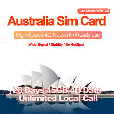 Maybe you would like to learn more about one of these? Australia Travel 28 Days 15gb 4g Data Unlimited Local Call Lycamobile Network Sim Card Mewfi 3in1 Triple Mobile Phone Sim Card Mobile Phone Sim Cards Aliexpress