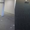 The average cost to install new carpeting is about $1,220 (140 square feet of installed nylon carpet). 1