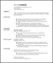 Free Entry Level Mechanic Resume Example Resume Now