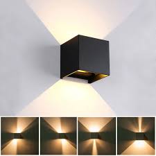 Modern balance beams led wall sconce. 12w Led Wall Lamp Indoor Outdoo Waterproof Light Ip65 Adjustable Beam Angle Design Cube Led Bedroom Courtyard Porch Wall Sconce Led Indoor Wall Lamps Aliexpress