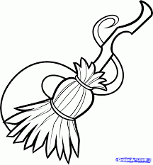 How To Draw A Witch Broom Step By Step Halloween Seasonal Free Online Drawing Tutorial Added By Dawn October 19 Horse Tattoo Design Witch Painting Witch