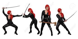 It's a pleasure to meet you, i'm bushido. Young Women With Samurai Bushido Katana Swords And An Axe Stock Photo Picture And Royalty Free Image Image 91305655
