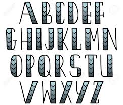 Drawveticamini font family by alexander kaiser. Alphabet Vector Cute Alphabet With Hand Drawn Letters Royalty Free Cliparts Vectors And Stock Illustration Image 44399198