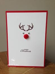 Christmas holidays are a great time to show your creativity and to make greetings for your family and friends. Super Speedy Awesome Rudolph Card Inspiring Inkin Amanda Fowler Shop For Stampin Up Uk Products Christmas Cards Handmade Christmas Card Crafts Diy Christmas Cards