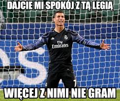 Jeśli podbeskidzie wygra a legia przegra wszystkie mecze, górale mogą zostać mistrzami. Wsciekly Ronaldo Zdziwiony Radovic Memy Po Niesamowitym Meczu Legia Real Wp Sportowefakty