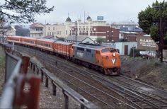 A78 Hauls Vline Passenger Train 8105 To Dimboola At Ballarat Vic 1987 Today Vline No Longer Run To Dimboola Train Model Railway New South Wales
