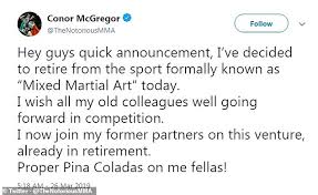 conor mcgregor backs down on racist comments and hints