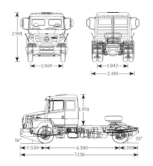 Mercedes Benz Atron 1635 Blueprint Mercedes Benz Mercedes Benz Trucks Blueprints