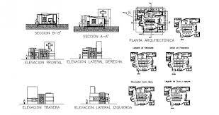 University Chapel Detail Elevation Plan And Section Autocad Drawing Elevation Plan Autocad Autocad Drawing