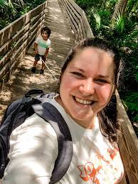 Momma taking the little one for a walk😊