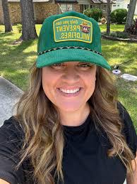 Red baseball cap available at Walmart, Target, or Amazon