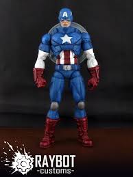 Captain America Marvel Now Marvel Legends Custom Action Figure Marvel Legends Action Figures Custom Action Figures Captain America Figure