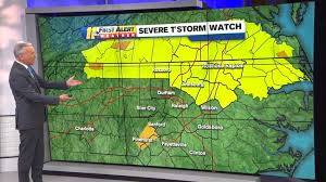 Temperatures close to normal with light or moderate winds. Nc Weather Forecast Severe Thunderstorm Watch In Effect For Parts Of Central North Carolina Abc11 Raleigh Durham