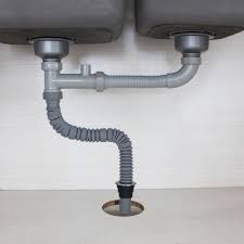 talea double sink drain pipe kit into