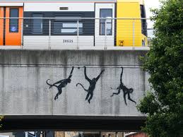 Were Banksy's London animals a comment on Gaza – or just monkeying around?  | Banksy | The Guardian