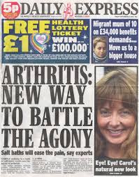 Daily Express Arthritis Article Very Interesting Arthritis Joint Care Health