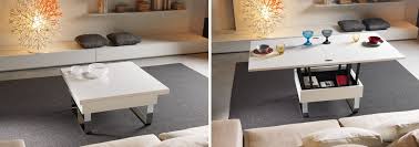 Adding height of a coffee table to make it a dining table requires knowledge of the carpenters of furniture and some tools for woodworking. More Functions In A Compact Design Convertible Coffee Tables