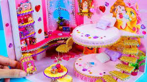 Diy Miniature Dollhouse Room Belle Beauty And The Beast Room Decor Barbie Miniatures Doll Diy Crafts Dollhouse Miniatures