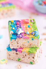 Magical Rainbow Bars Sprinkles For Breakfast Recipe Rainbow Desserts Rainbow Food Food
