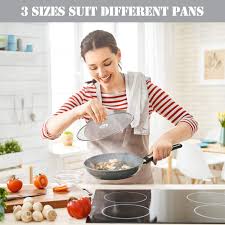 Check spelling or type a new query. 9 8 Inch 3 Pieces Grease Splatter Screen Mesh 11 5 Inch And 13 Inch Stainless Steel Pan Splatter Guard Grease Guard Shield For Kitchen Frying Pan Cooking Supplies Splatter Screens Kitchen Dining Amaltheiayada Gr