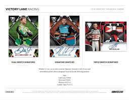 2019 panini victory lane nascar racing trading cards. 2019 Panini Victory Lane Racing Hobby Box Da Card World