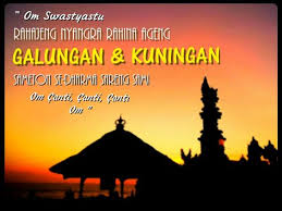 Happy Galungan Kuningan Day