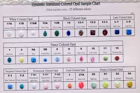 Synthetic Opal Color Chart 32 Colors Manufacturer Supplier