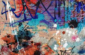 Check spelling or type a new query. Grunge Graffiti Brick Wall Wallpaper Mural Hovia