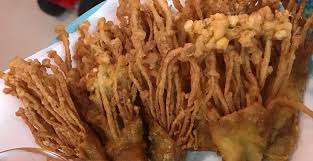 Dah buat lama jugak ni. Resipi Wantan Cendawan Enoki Goreng Tepung Yang Pasti Buat Anda Terliur