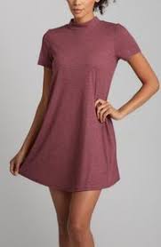 A Line Ribbed Short Dress