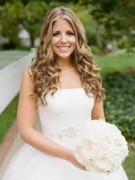 Curly locks styled into a partial updo are the perfect look for an outdoor. 16 Curly Wedding Hairstyles For Long And Short Hair