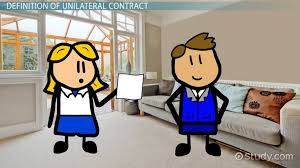 Unilateral Contract Definition Example Video Lesson Transcript Study Com