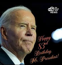 Today is Joe Biden's 83rd birthday. JOE BIDEN IS LIKE ONE OF E FATHERS IN  THE NEIGHBORHOOD I GREW UP WITH AS A KID. HEY WERE FIREMEN AND POLICEMEN,  AND THERE WAS