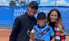 Последние твиты от bec hewitt (@bec_hewitt). Lleyton Hewitt S Son Cruz 12 Wins Australian Junior Tennis Clay Court Title Tennis The Guardian