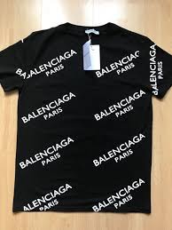 Balenciaga Printed Logo T Shirt Black Size M And L Ebay Balenciaga T Shirt Black Shirt Fashion