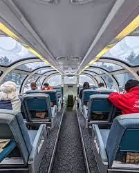 You can find us in the dome car.  - Retrouvez-nous dans le wagon-dôme.    @nomnomburger_ #virail #viarailcanada #thecanadian #lecanadien #rockies  #rocheuses #canada