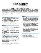 An executive order is an official directive from the u.s. Executive Branch Duties Lesson Plans Worksheets