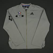 + against the charlotte hornets during their. Kemba Walker 2017 Nba All Star Game Eastern Conference Warmup Worn Jacket Nba Auctions