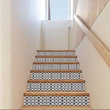 6pcs Stair Riser Staircase Stickers Mural Wall Tile Decal Self Adhesive  Wreaths for Front Door TANGNADE - Walmart.com