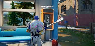 fortnite onde encontrar cabines telefonicas e como aceitar tarefas