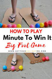 Head To The Outdoors With This Bigfoot Game Kids Party Games Birthday Games Birthday Party Games