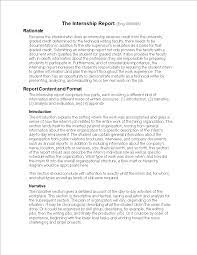 Include writing and/or marketing/account work as well as all other appendix: Student Internship Report Format Templates At Allbusinesstemplates Com