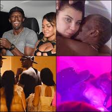 Usain bolt has welcomed twins! Photos Usain Bolt And Girlfriend Kasi Bennett Welcome Their First Child Together Blacksportsonline