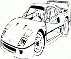 Ausmalbilder Rennauto Color