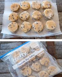 Make A Double Portion Of Cookie Dough To Use The Next Time Guests Come Over Divide The Layers With Wax Paper Then Freeze Them Frozen Cookies Cookie Recipes Frozen Cookie Dough