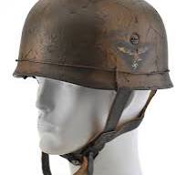 German Fallschirmjager M38 6FJR Normandy Cammo Helmet