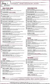 Printable Version Fire Wine Glen Ellyn Restaurant Pizza Pasta Small Plates Pizza Pasta Small Plates Menu Design