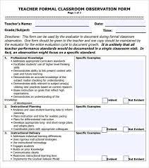 Objectives, content, learning resources, procedures, remarks and reflection. Formal Observation Lesson Plan Template Lovely 5 Sample Teacher Evaluation Forms Pdf Teacher Evaluation Teacher Observation Checklist Teacher Observation
